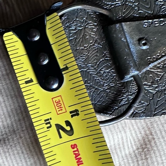Rubyrudi Artist Artisan Repurposed Belt Buckle | Western Rockabilly Up Cycled main image 10